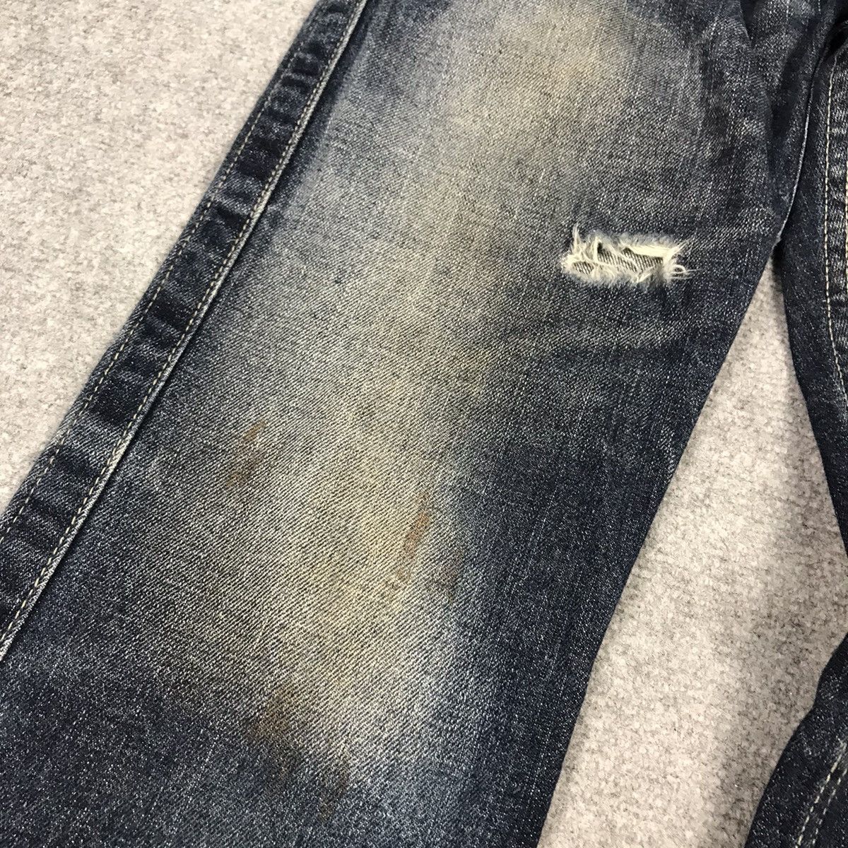 If Six Was Nine × Japanese Brand × Le Grande Bleu (L.G.B.) FLARE SEMANTICDESIGN JAPAN DESIGN ZIPPER BOOTCUT PANTS Size US 28 / EU 44 - 6 Thumbnail