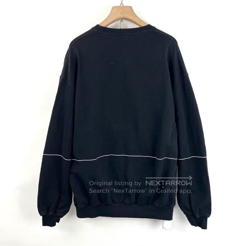 Balenciaga Balenciaga Black Crew Neck Sweatshirt Size US M / EU 48-50 / 2 - 3 Thumbnail