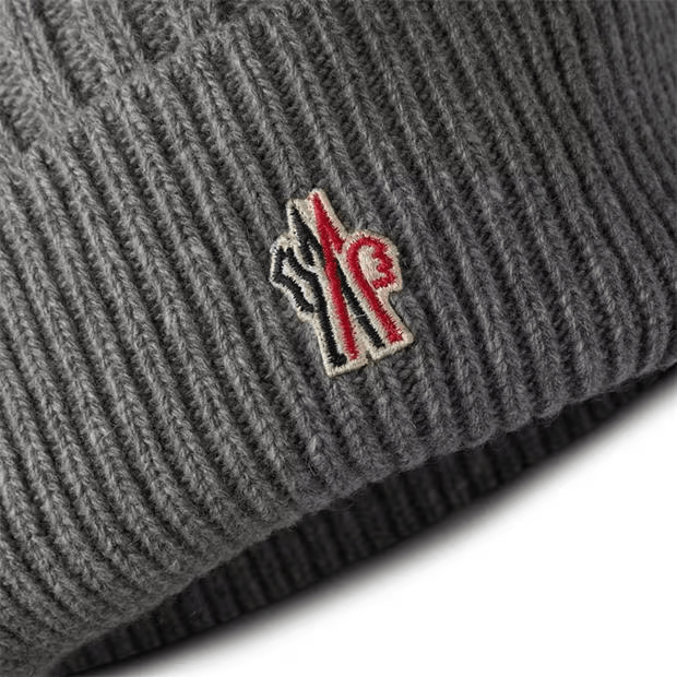 Moncler Cashmere Beanie With Pom Pom Size ONE SIZE - 2 Thumbnail