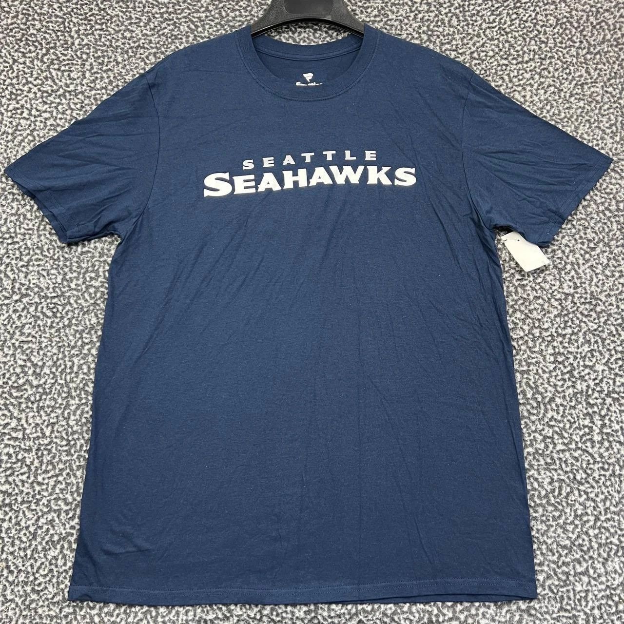 Other Seattle Seahawks Shirt Men Blue Short Sleeve Crew Neck New L Size US L / EU 52-54 / 3 - 1 Thumbnail