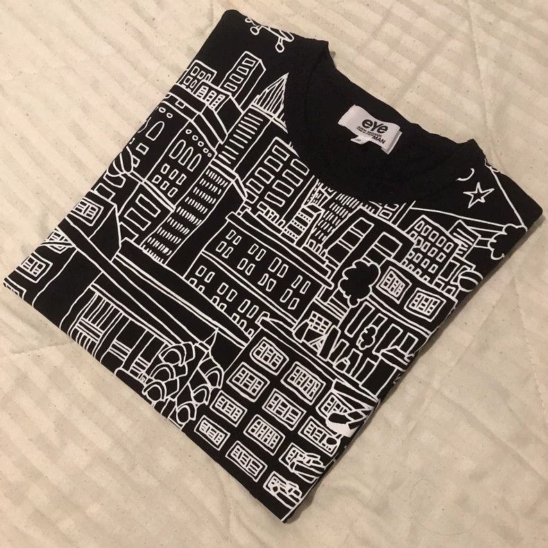 Junya Watanabe Junya watanabe 2018ss City Series Comic T-shirt Size US S / EU 44-46 / 1 - 5 Thumbnail