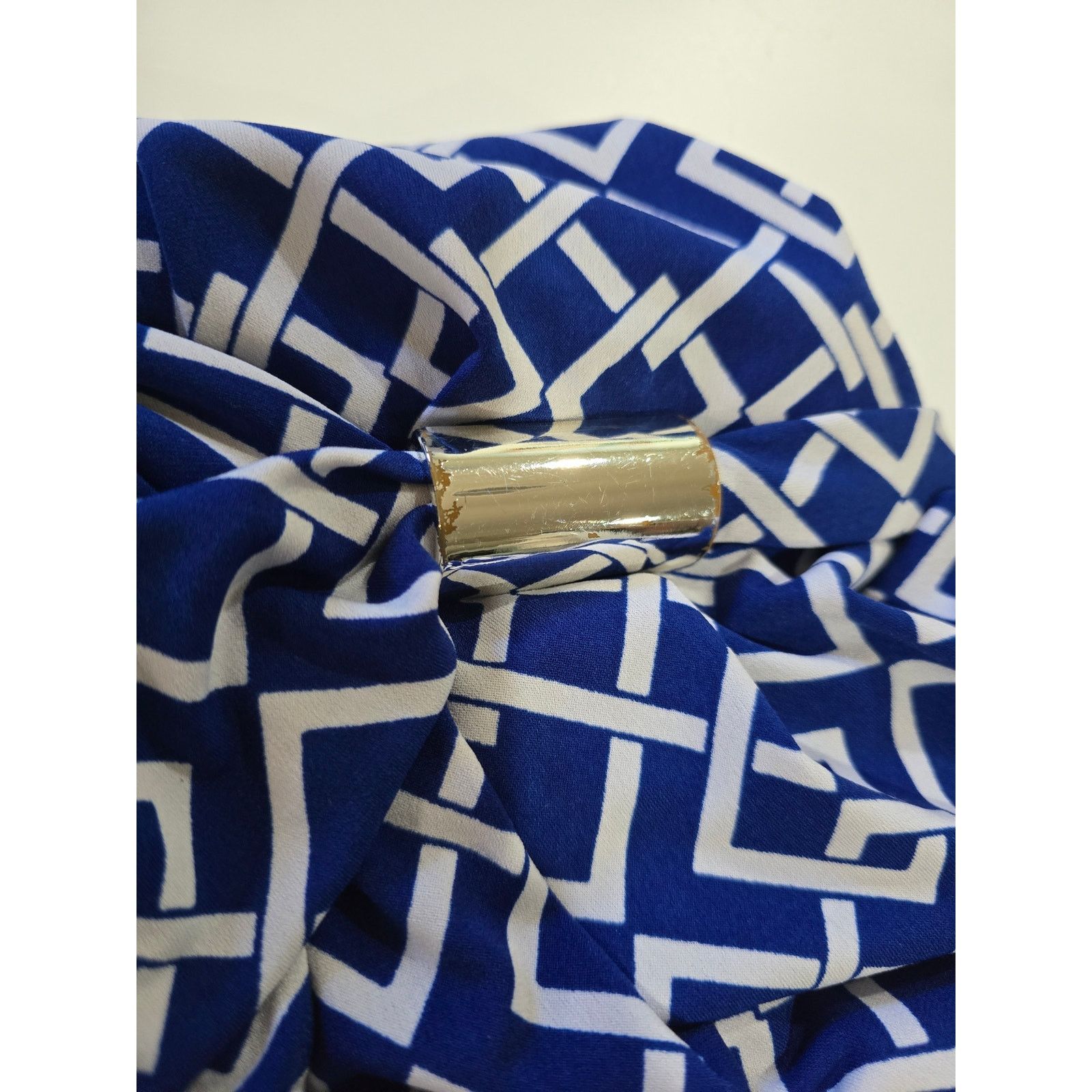 Other En Focus Studio Women’s Blue White Sleeveless Stretch dress Size S / US 4 / IT 40 - 8 Thumbnail