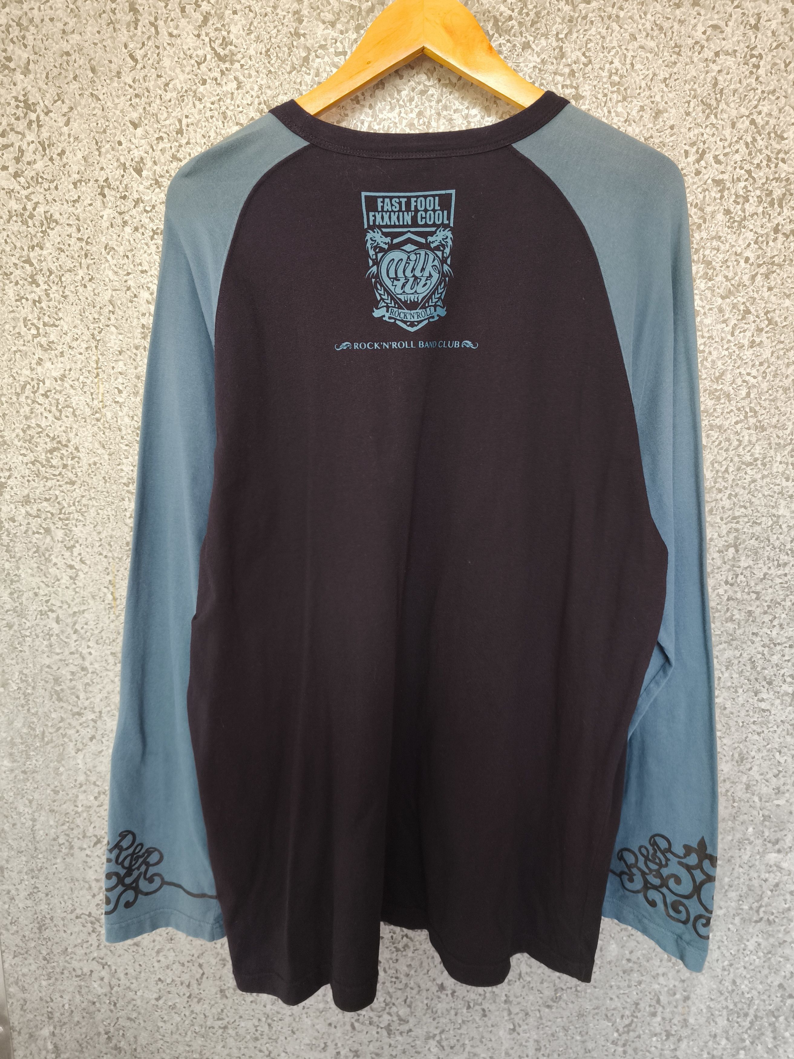 Band Tees Studio 696 Milktub t shirt long sleeve Size US XL / EU 56 / 4 - 6 Thumbnail