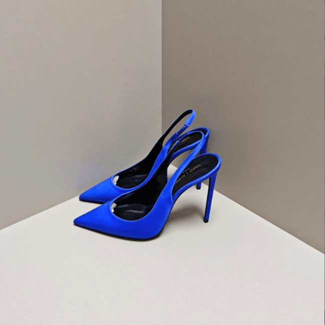 Saint Laurent Paris YSL Stiletto Heels Size US 7 / IT 37 - 1 Thumbnail