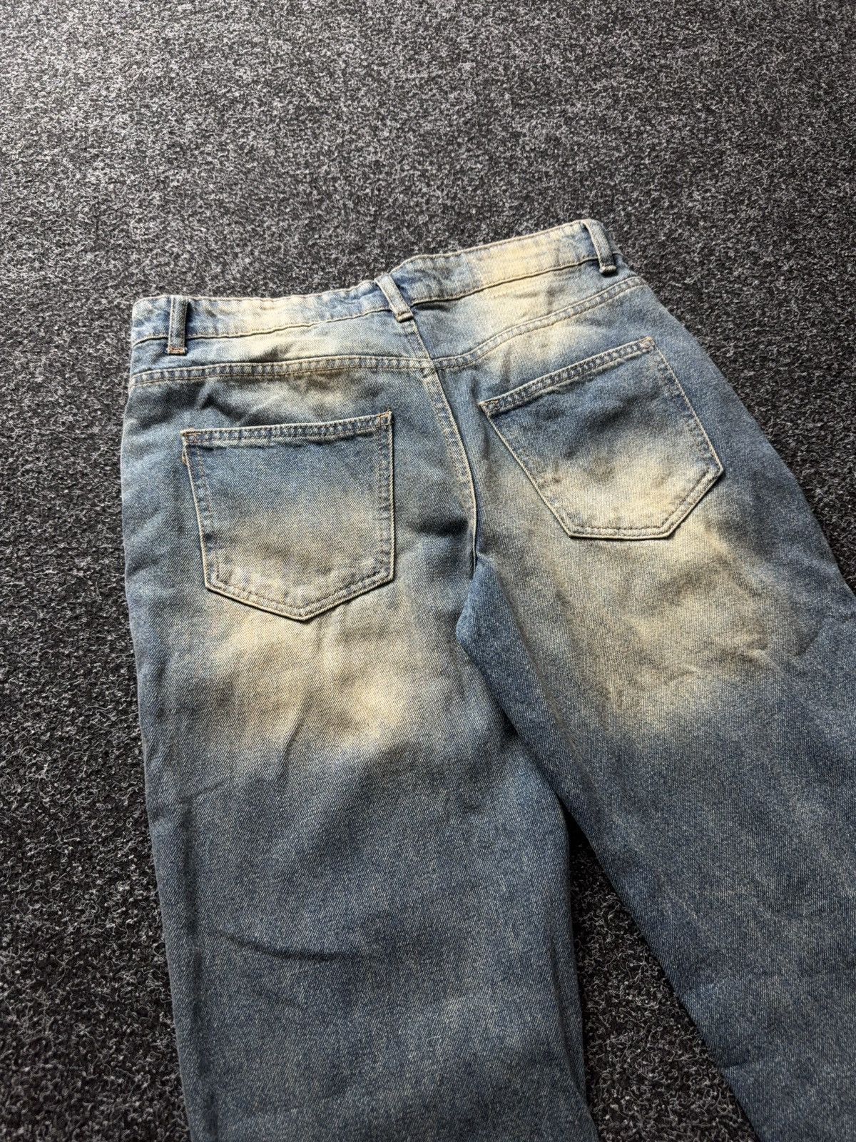 Japanese Brand Japanese Avant Garde Punk Style Distressed Panel Denim Jeans Size US 30 / EU 46 - 13 Thumbnail