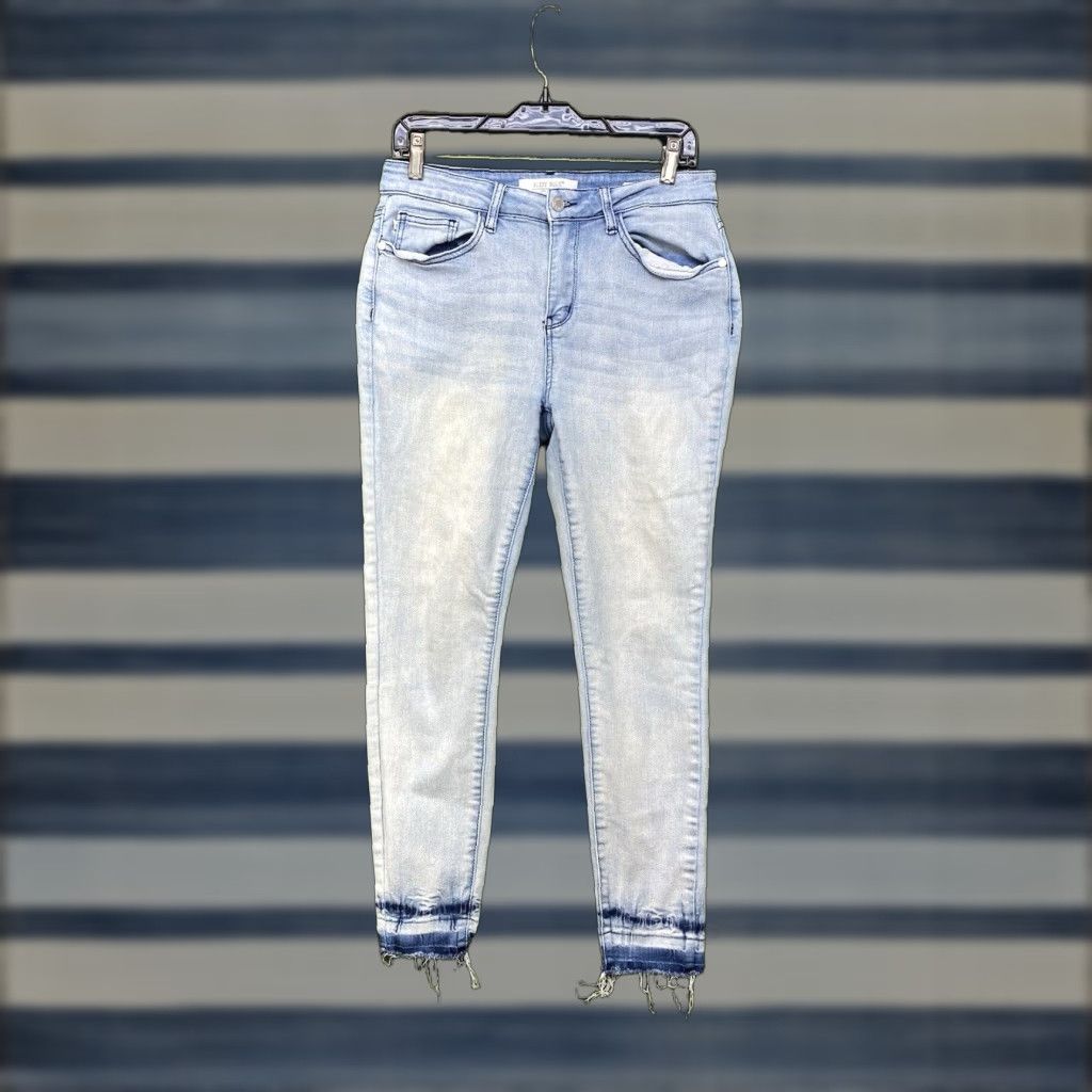 Vintage Judy Blue Colby Jeans Womens 28 Mid Rise Skinny Stretch Blue 5-Pocket Y2K Size 28" / US 6 / IT 42 - 1 Thumbnail
