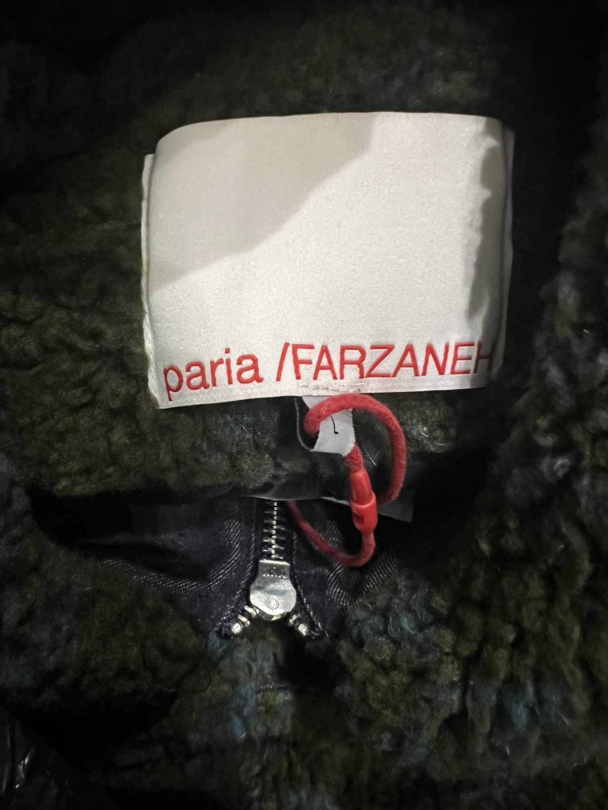 Paria Farzaneh Paria Farzaneh Khaki Blue Fleece Jacket Men Sz- L Size US L / EU 52-54 / 3 - 5 Thumbnail
