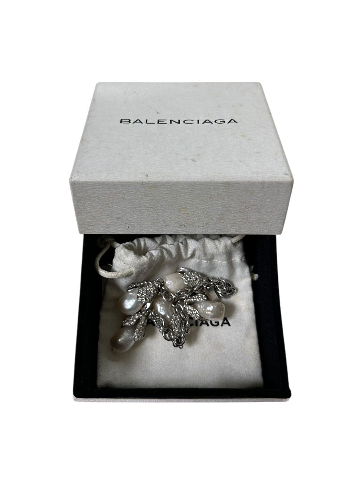 Balenciaga BALENCIAGA F/W 2015 Baroque Pearl Swarovski Crystal Bracelet Size ONE SIZE - 4 Thumbnail