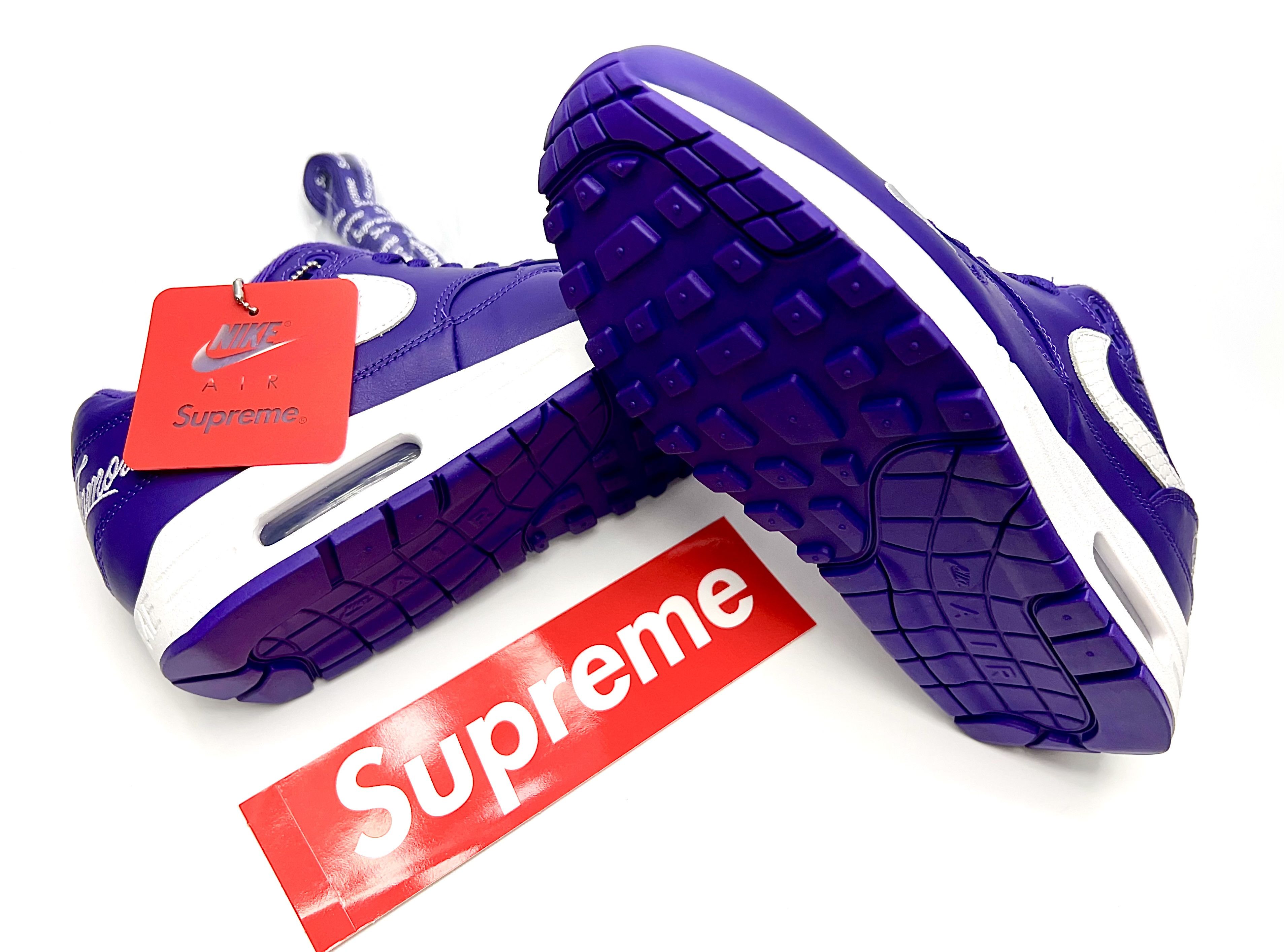 Nike × Supreme Nike Air Max 1 '87 SP x Supreme "Varsity Purple" Size US 8 / EU 41 - 5 Thumbnail