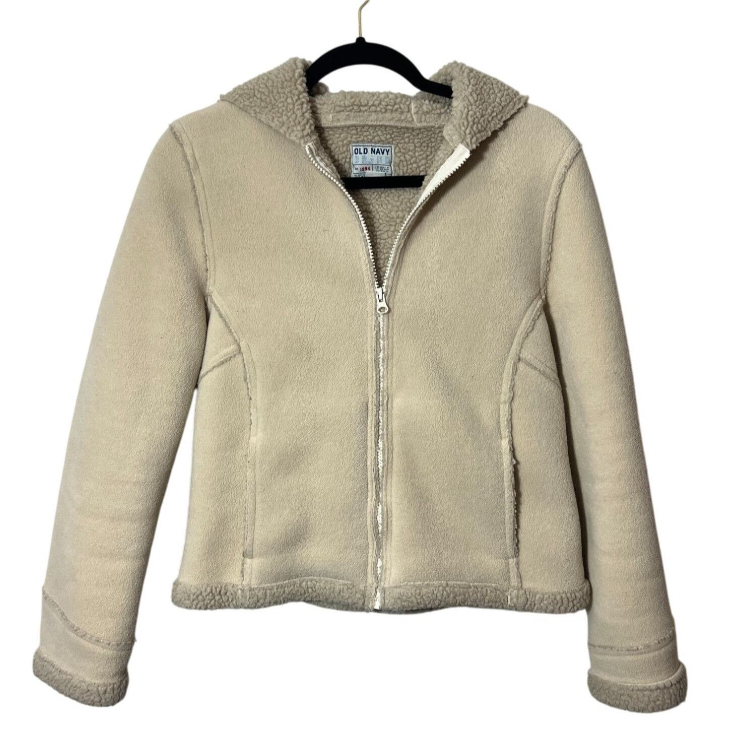 Old Navy Vintage Old Navy Sherpa Lined Jacket Size L / US 10 / IT 46 - 1 Thumbnail