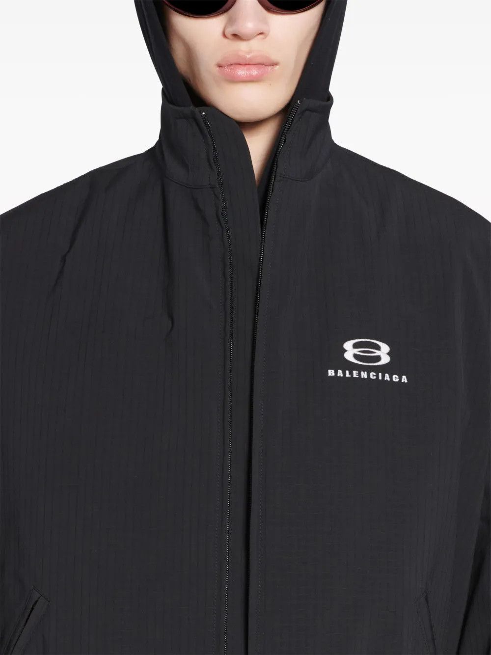 Balenciaga o1srvl11e1125 Unity Sports Icon Cocoon Windbreaker Jacket Size US S / EU 44-46 / 1 - 4 Thumbnail