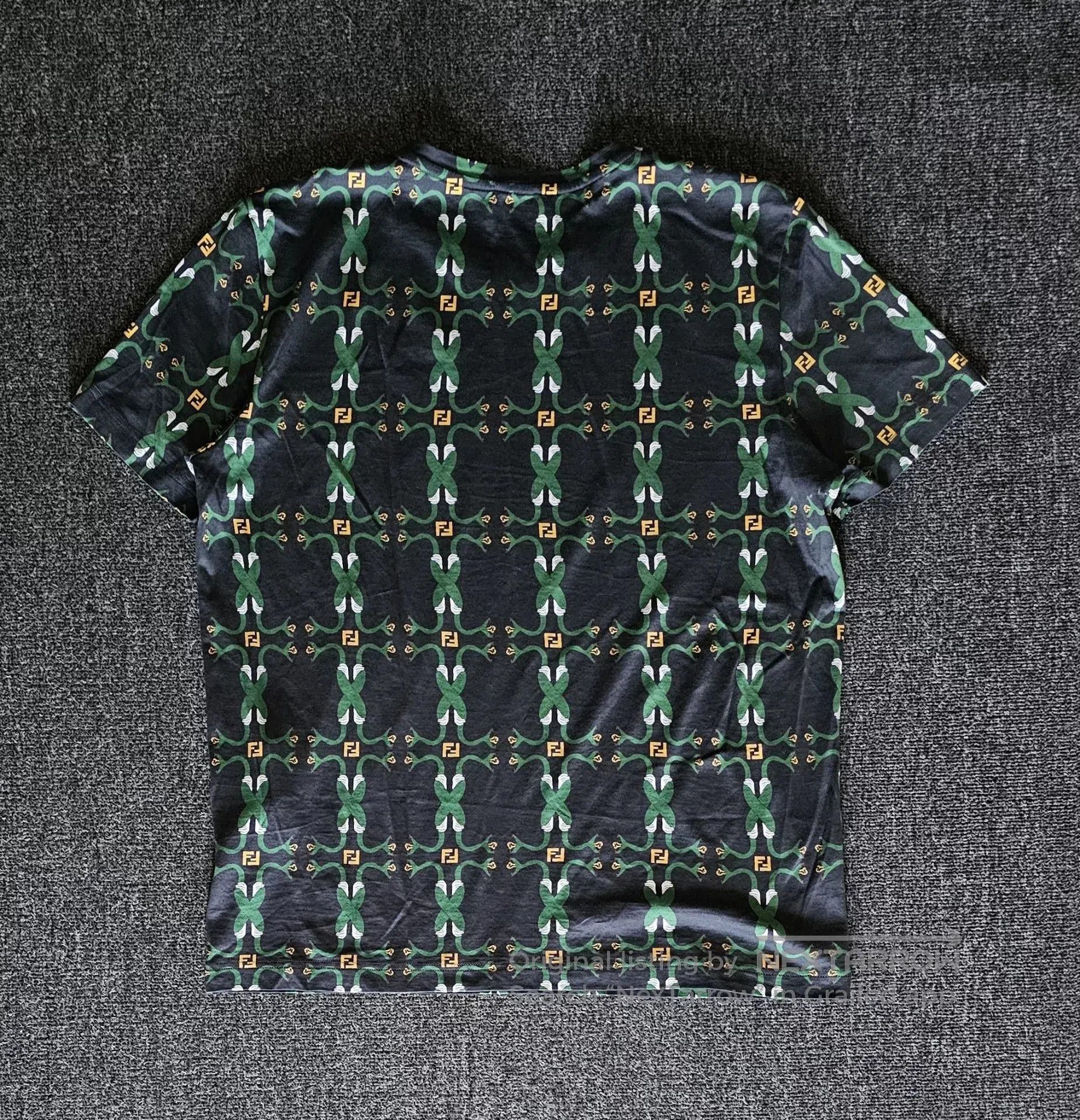 Fendi fendi logo printed short sleeve t-shirt. Size US L / EU 52-54 / 3 - 3 Thumbnail