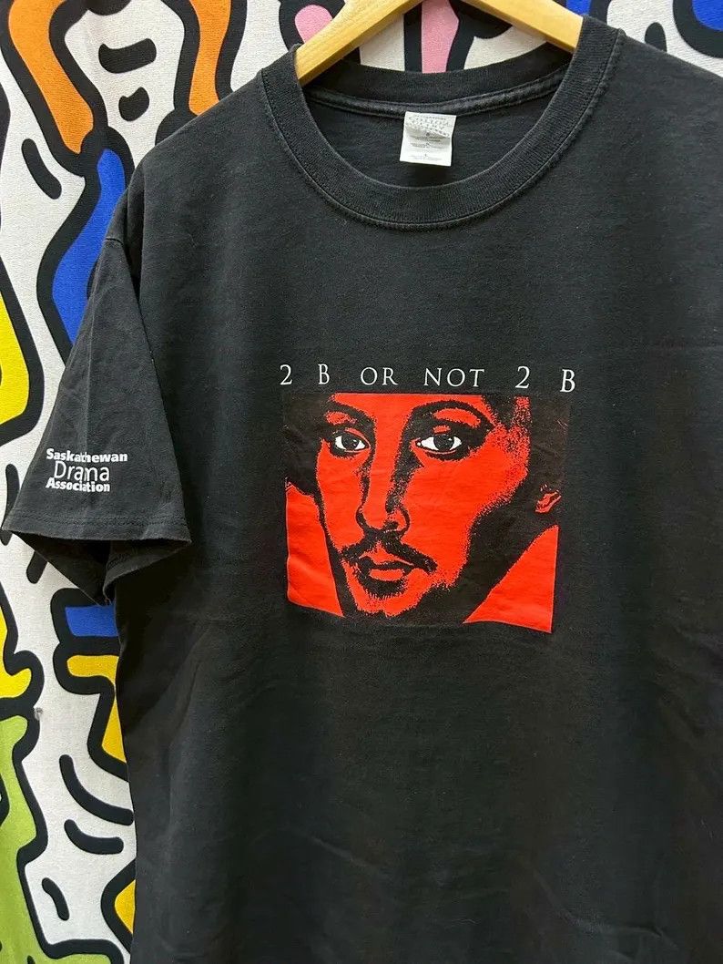 Vintage Vintage 90s William Shakespeare Art tshirt size L Size US L / EU 52-54 / 3 - 1 Thumbnail