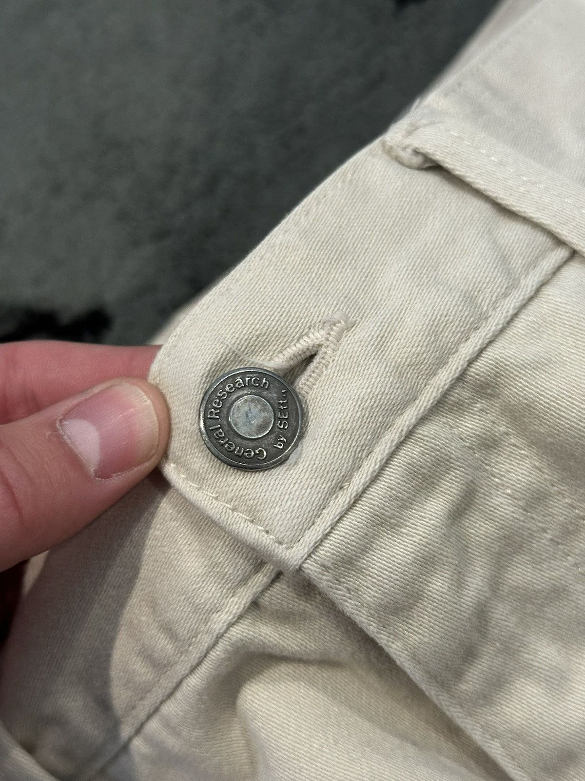 General Research × Mountain Research General Research White Corduroy “Frontier” Pants Size US 33 - 5 Thumbnail