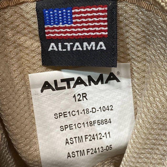 altama desert combat boots
