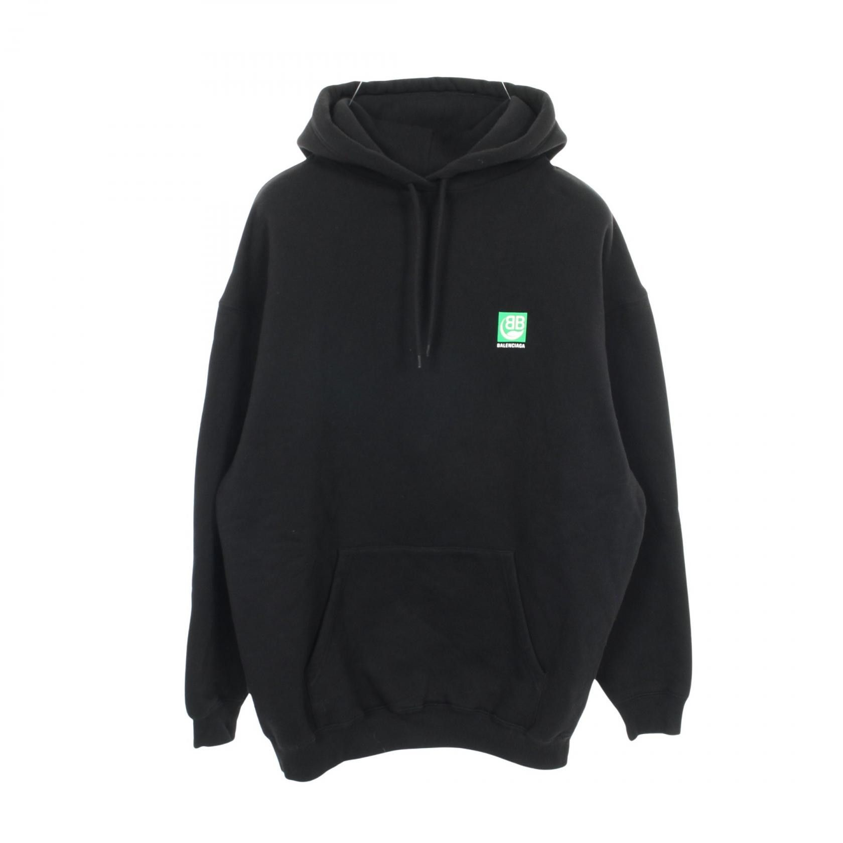 Balenciaga Balenciaga Balenciaga logo print cotton hoodie Textile Sweatshirts & Hoodies DUTY FREE for USA Size ONE SIZE - 1 Thumbnail