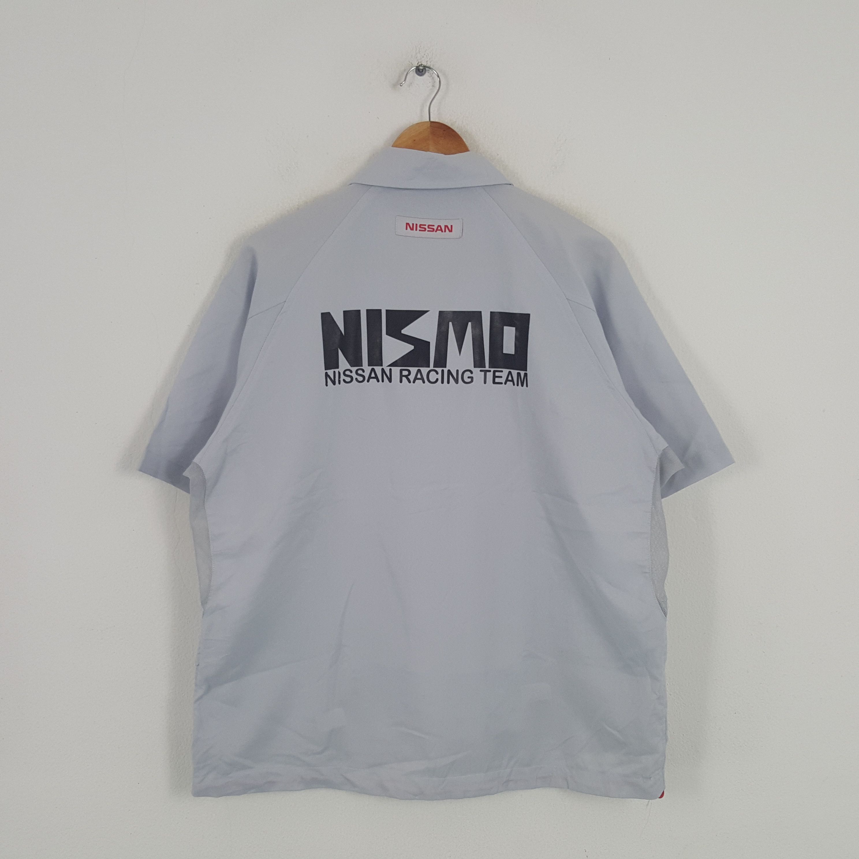 Japanese Brand × Vintage Vintage Nismo Nissan Japanese Racing Team Shirt Jacket Size US L / EU 52-54 / 3 - 1 Thumbnail