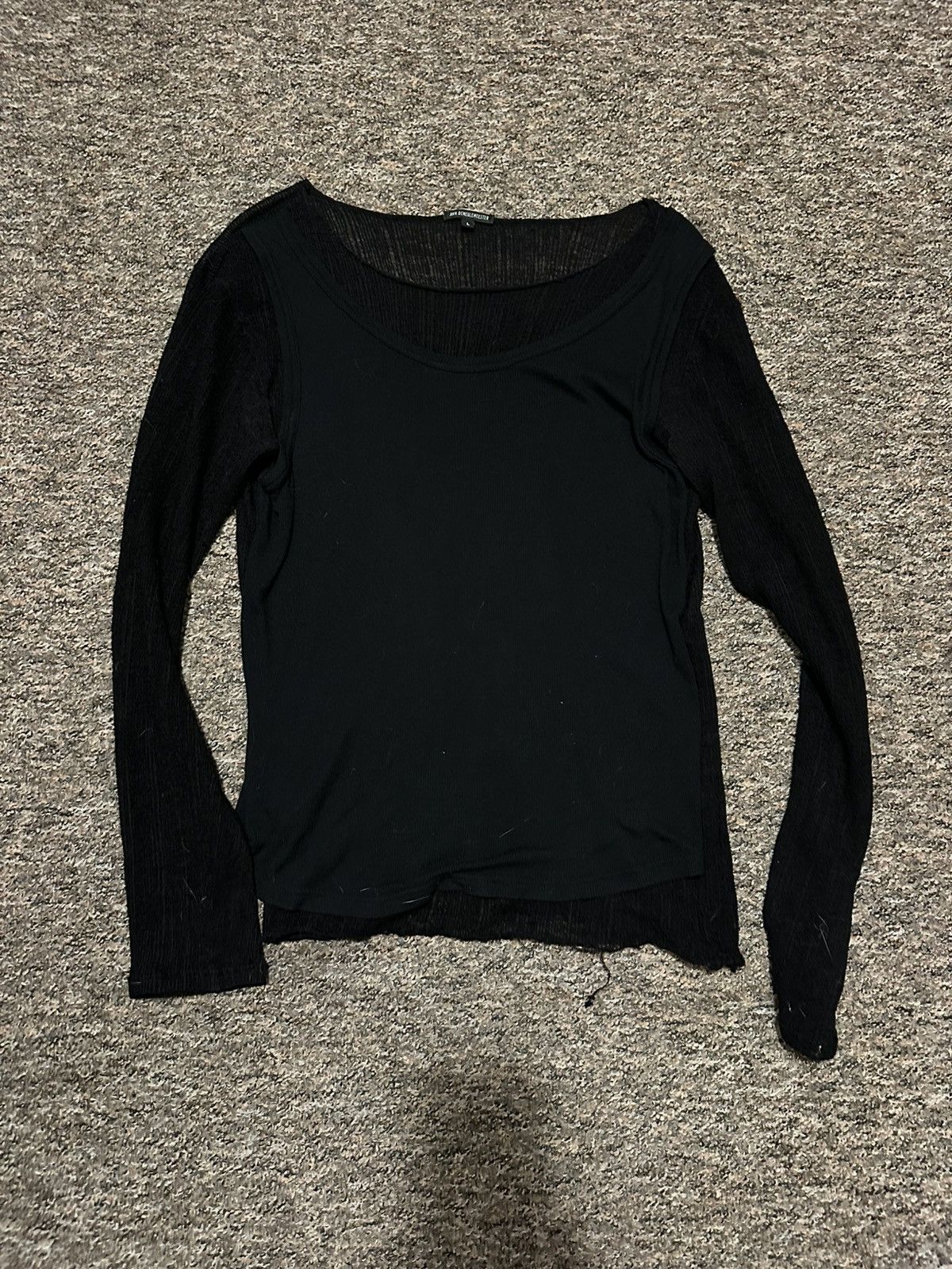 Ann Demeulemeester Ann demeulemeester mesh top avant garde Size US L / EU 52-54 / 3 - 1 Thumbnail