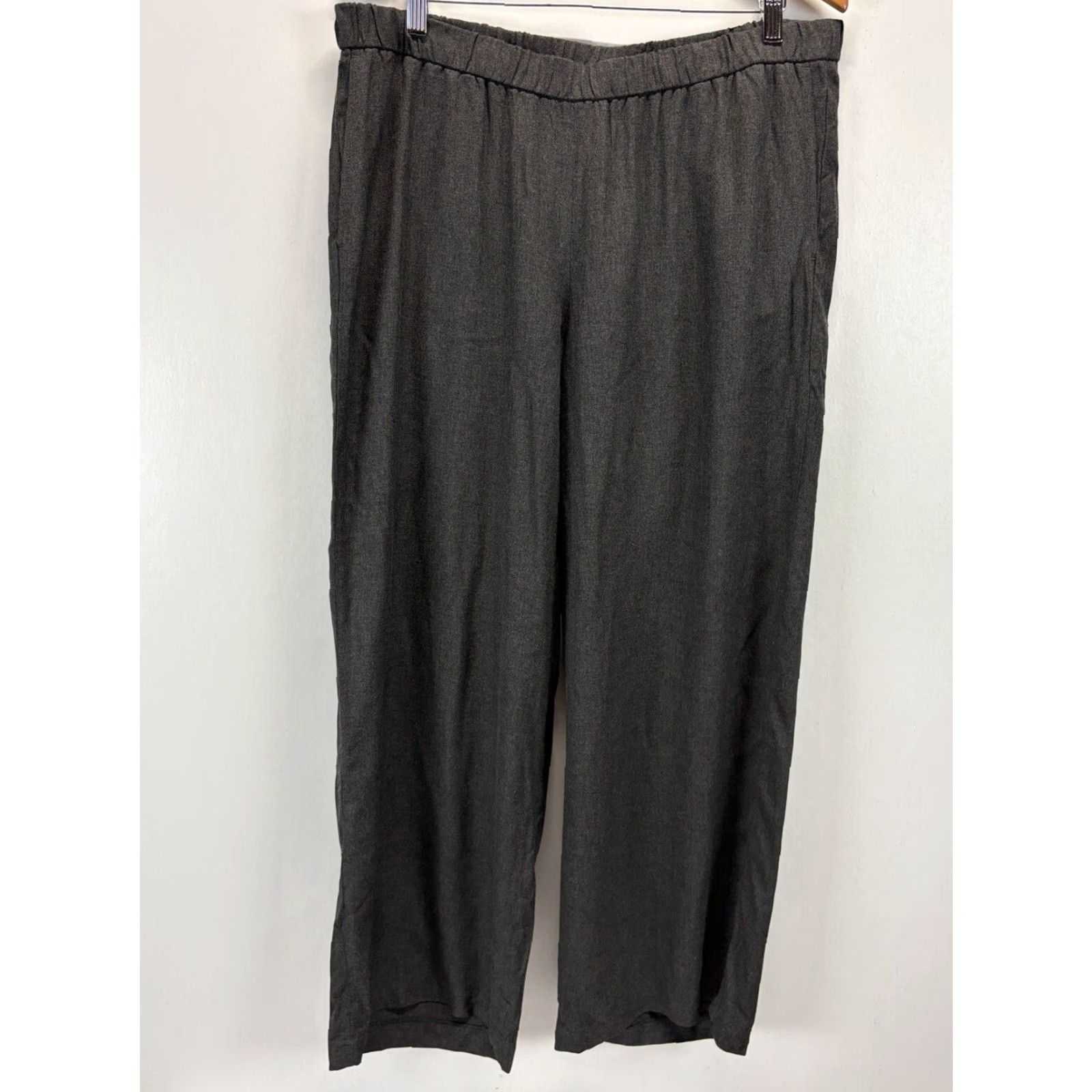 J. Jill J. Jill PureJill Pants XL Charcoal Pull On Elastic Waist Comfort Women Dress Pants Size 40" / US 18 - 2 Thumbnail