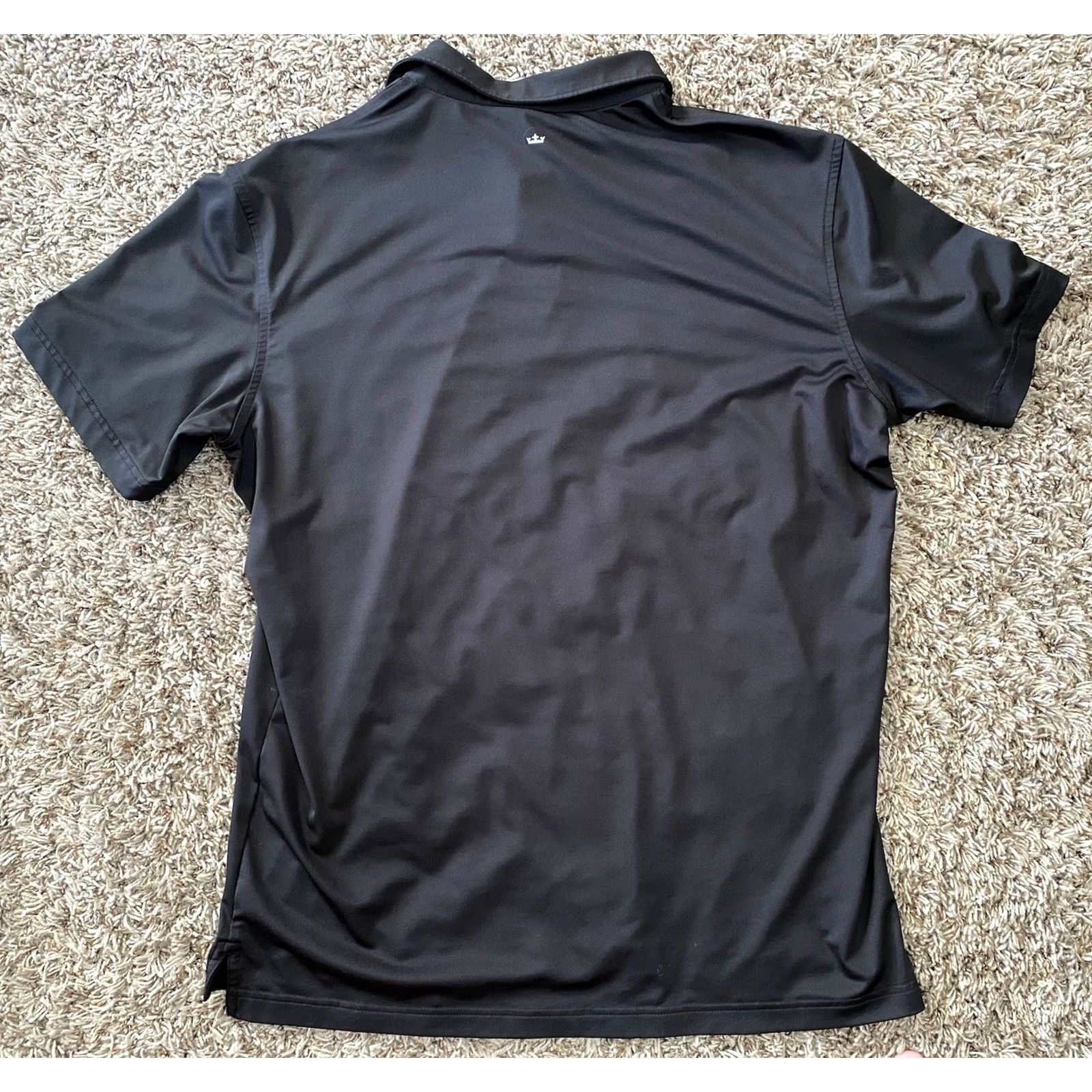 Peter Millar Peter Millar Crown Crafted Short Sleeve Women’s M Black Polo Shirt Womens M Black Size 32" / US 10 / IT 46 - 2 Thumbnail