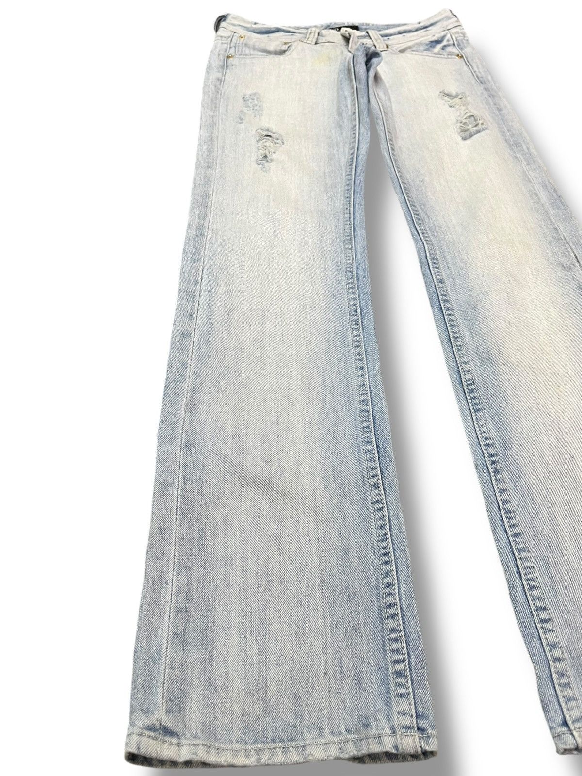 Japanese Brand Vintage Ristty Faded Grunge Distressed Denim Size US 28 / EU 44 - 3 Thumbnail
