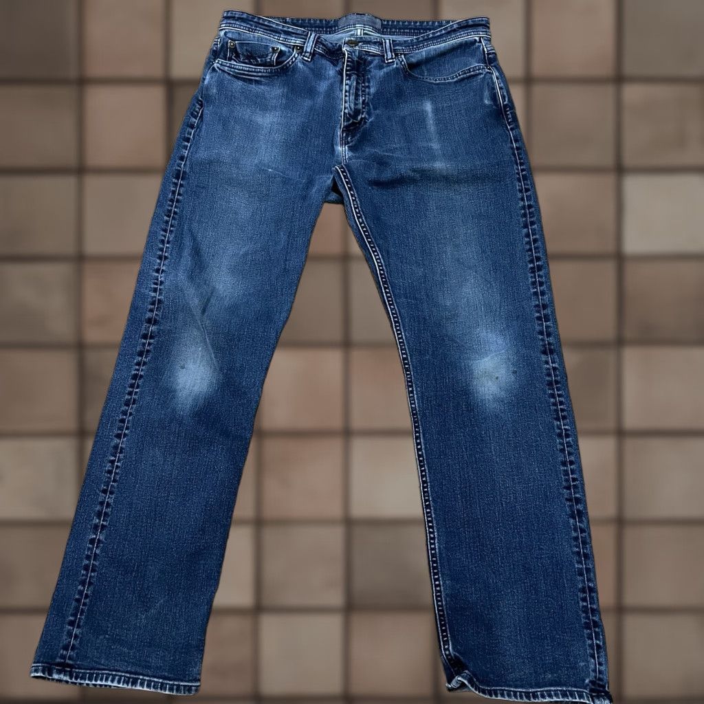 Denime VINTAGE Revtown Jeans Men 36x30 Straight Dark Wash Denim 5-Pocket Stretch Fall Winter Season Size US 36 / EU 52 - 1 Thumbnail