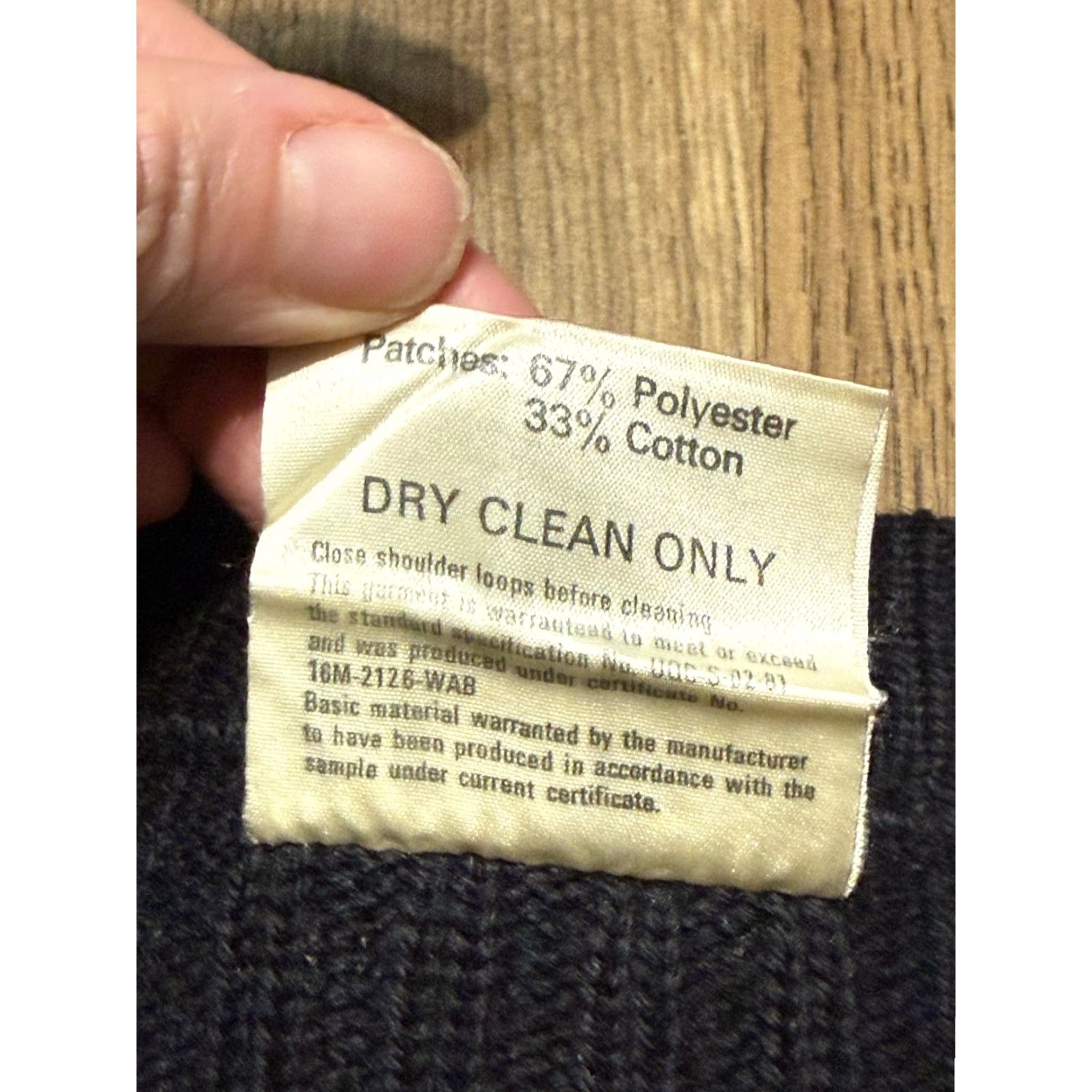 Vintage VINTAGE Brigade Quartermaster Sweater Mens 42 Black V-Neck Pullover 100% Wool Size US XL / EU 56 / 4 - 5 Thumbnail