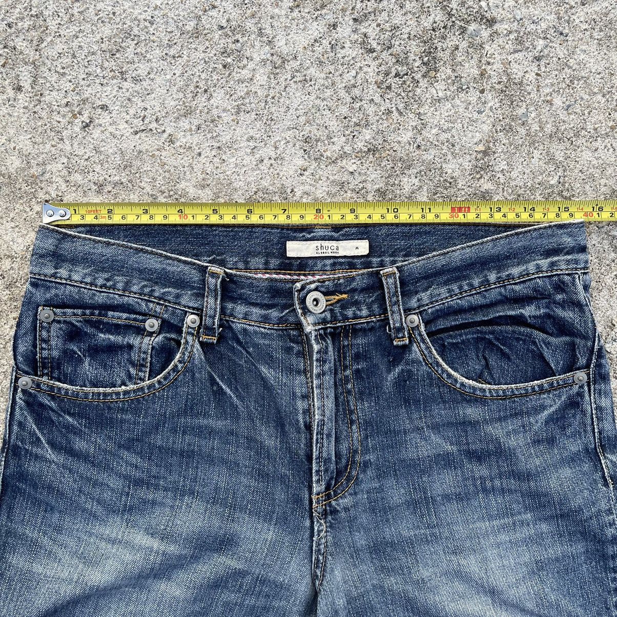 Japanese Brand 🔥 Shuca Global Work Distressed Denim Women W31🔥 Size 31" - 5 Thumbnail