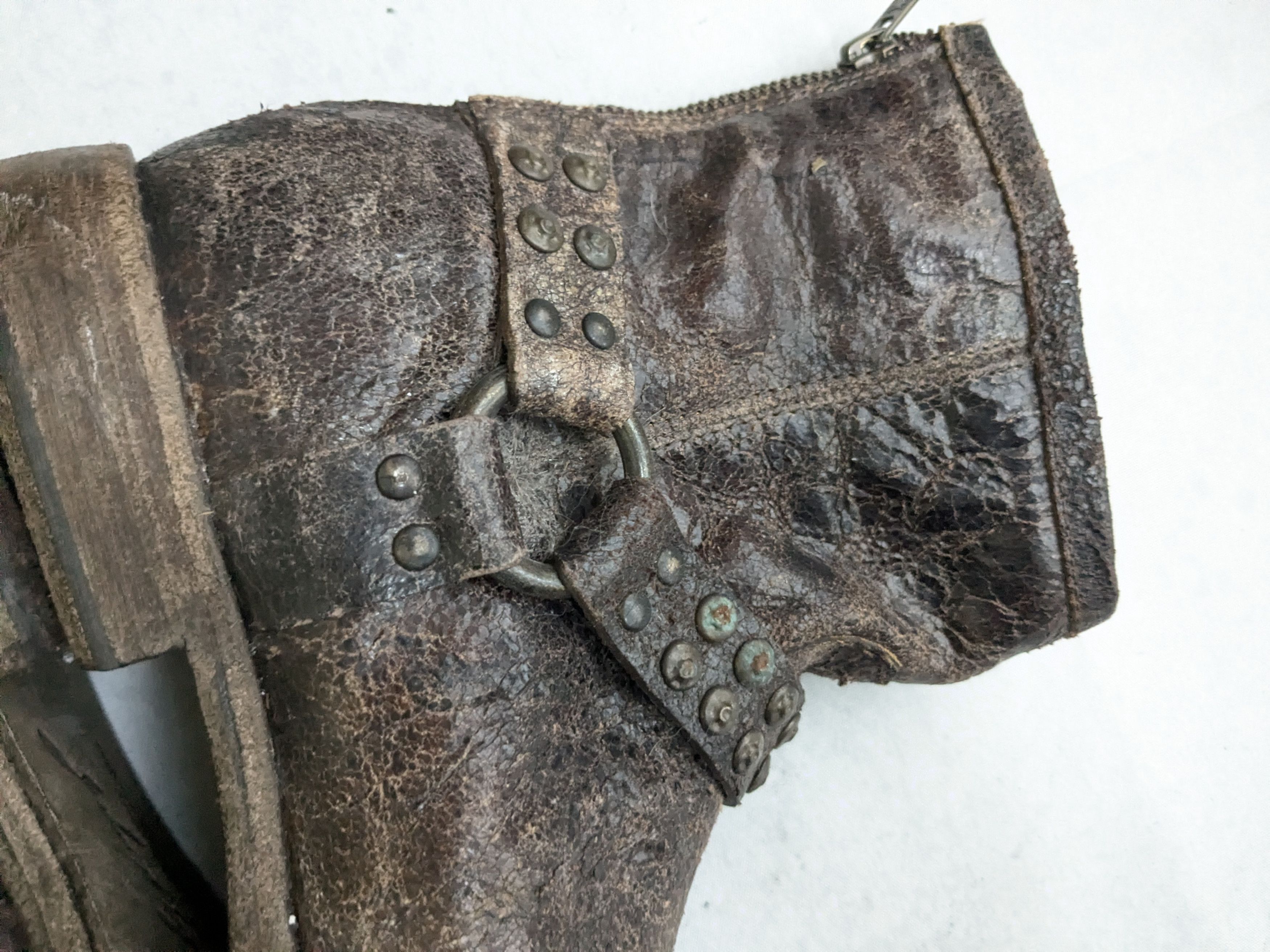 Frye Frye Harness Boots Brown Leather 8.5 Motorcycle Biker Size US 8.5 / EU 41-42 - 13 Thumbnail