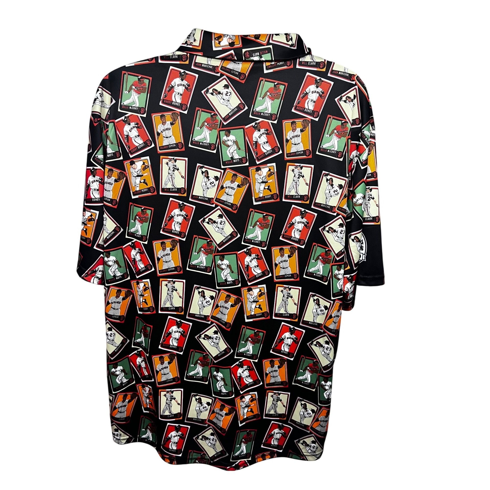 MLB San Francisco Giants MLB Baseball Legends Hawaiian Button Up Size US XL / EU 56 / 4 - 2 Thumbnail