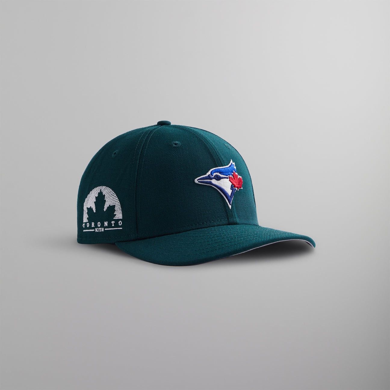 image of Kith Toronto Blue Jays 59Fifty Fitted Hat in Green, Men's