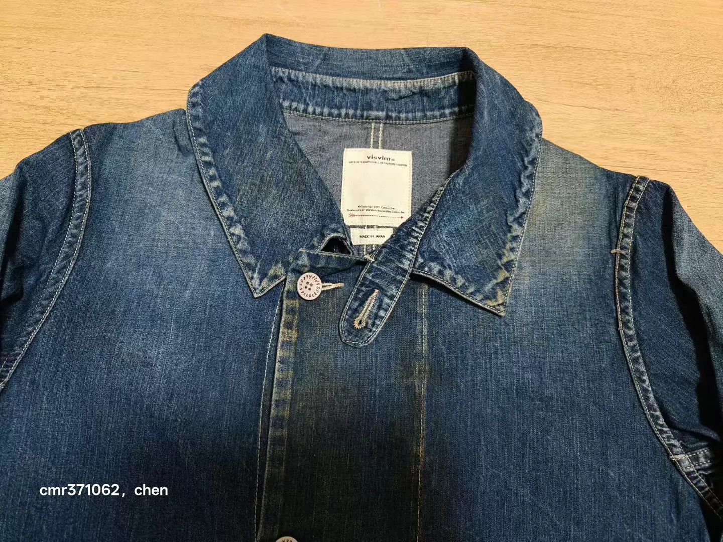 Visvim visvim 19SS GREASE MONKEY COAT Dry Raw 8.5oz OilSplatter 1,2 Size US S / EU 44-46 / 1 - 4 Thumbnail
