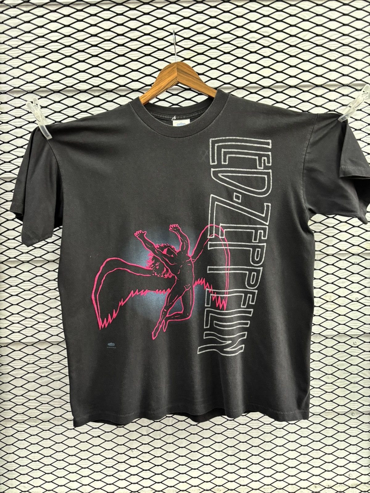 Band Tees × Vintage Vintage Led Zep shirt Size US XL / EU 56 / 4 - 2 Thumbnail