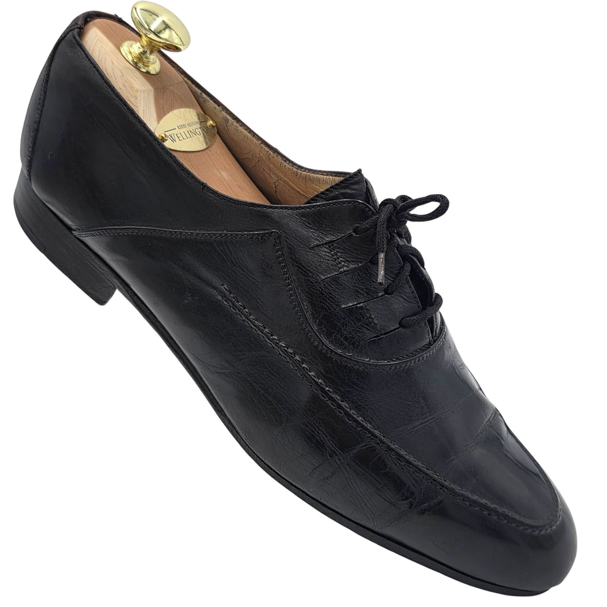 Bally Vintage Bally Italy Soft Black Leather Dress Shoes Mens 9 Size US 9 / EU 42 - 1 Thumbnail