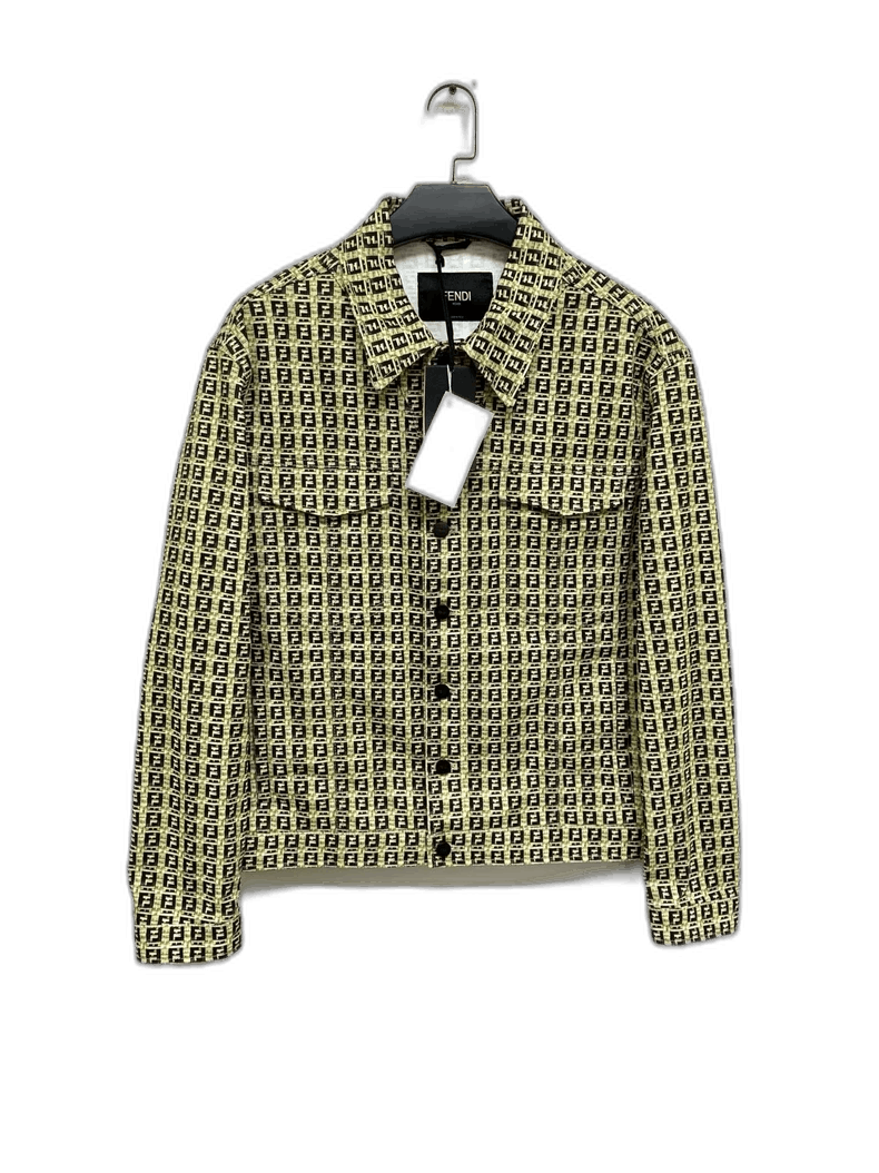 Fendi Fendi AllOver Print Jacket Coat Size 52 Size US L / EU 52-54 / 3 - 1 Thumbnail