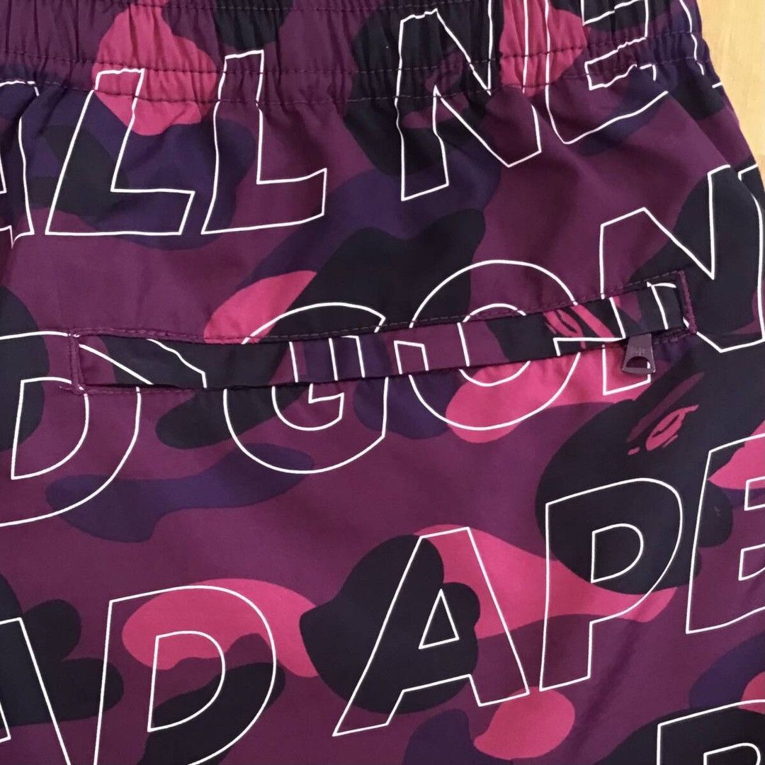 Bape 🔥XXL🔥 BAPE Text color camo Purple Beach shorts ★size 2XL Size US 38 / EU 54 - 4 Thumbnail