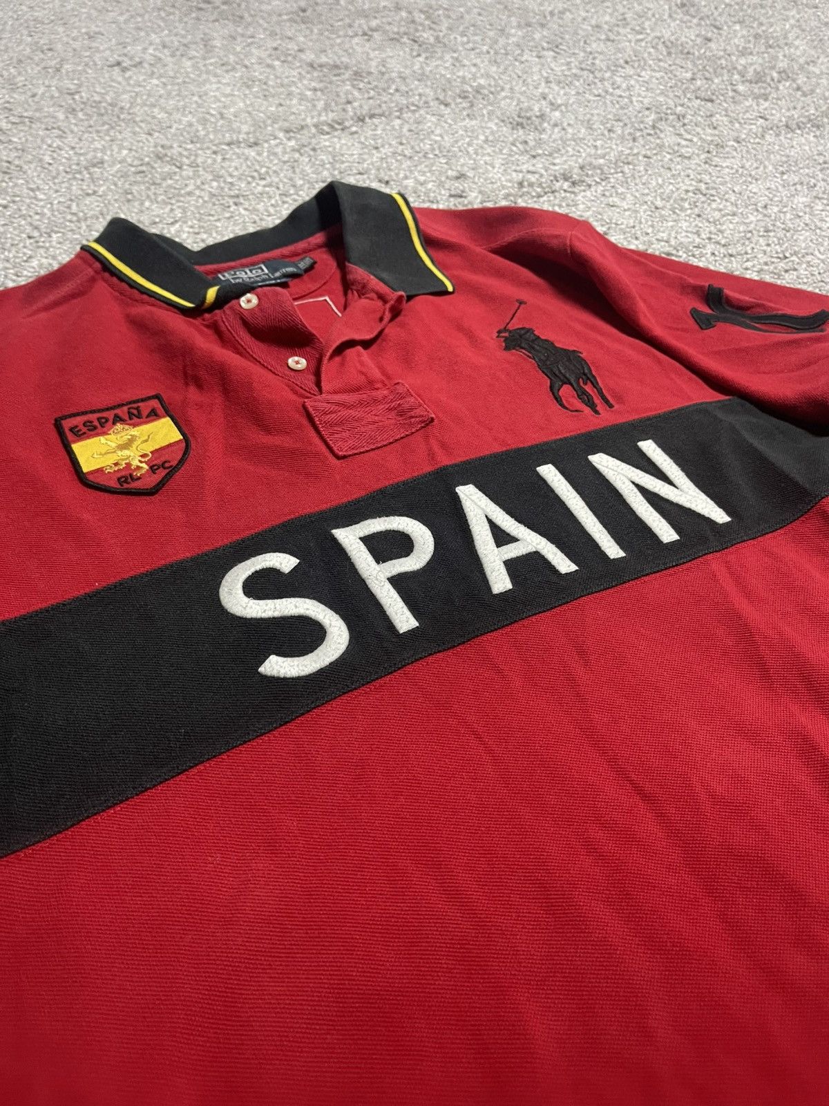 Polo Ralph Lauren × Vintage POLO RALPH LAUREN VINTAGE SPAIN RUGBY #10 BIG LOGO SIZE XL Size US XL / EU 56 / 4 - 12 Thumbnail