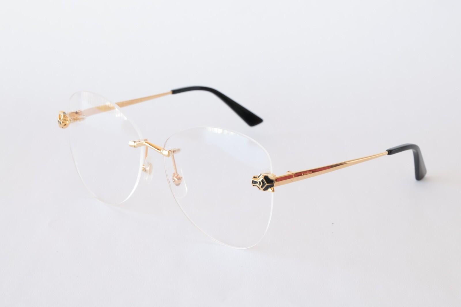Cartier New Cartier eyewear optical eyeglasses gold CT0418O 001 med Size ONE SIZE - 4 Thumbnail