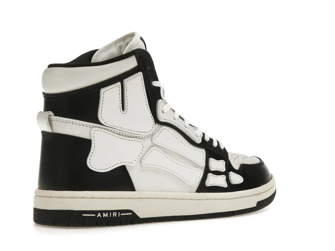 Amiri o1w1db11224 Leather Hi-Top Sneakers in White & Black Size US 11 / EU 44 - 9 Thumbnail