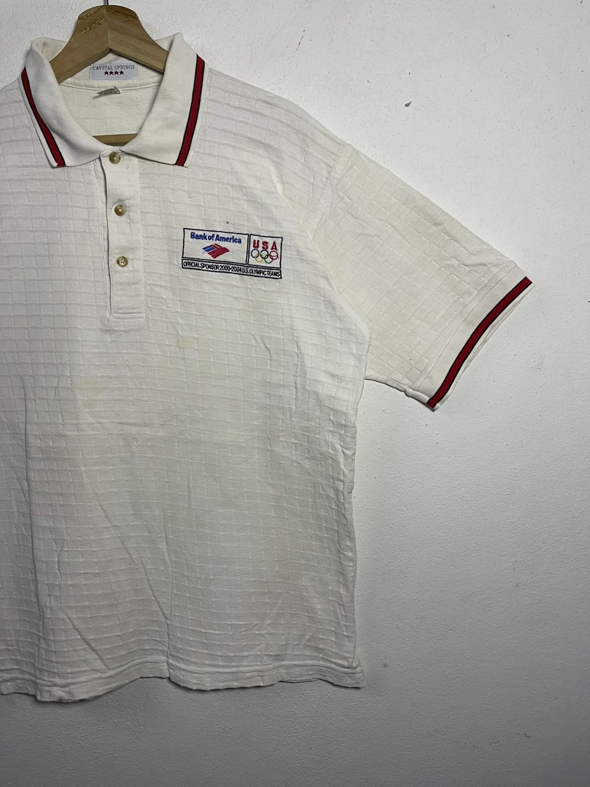 Vintage Vintage Bank of America Olympic Polo Shirt Size US M / EU 48-50 / 2 - 4 Thumbnail