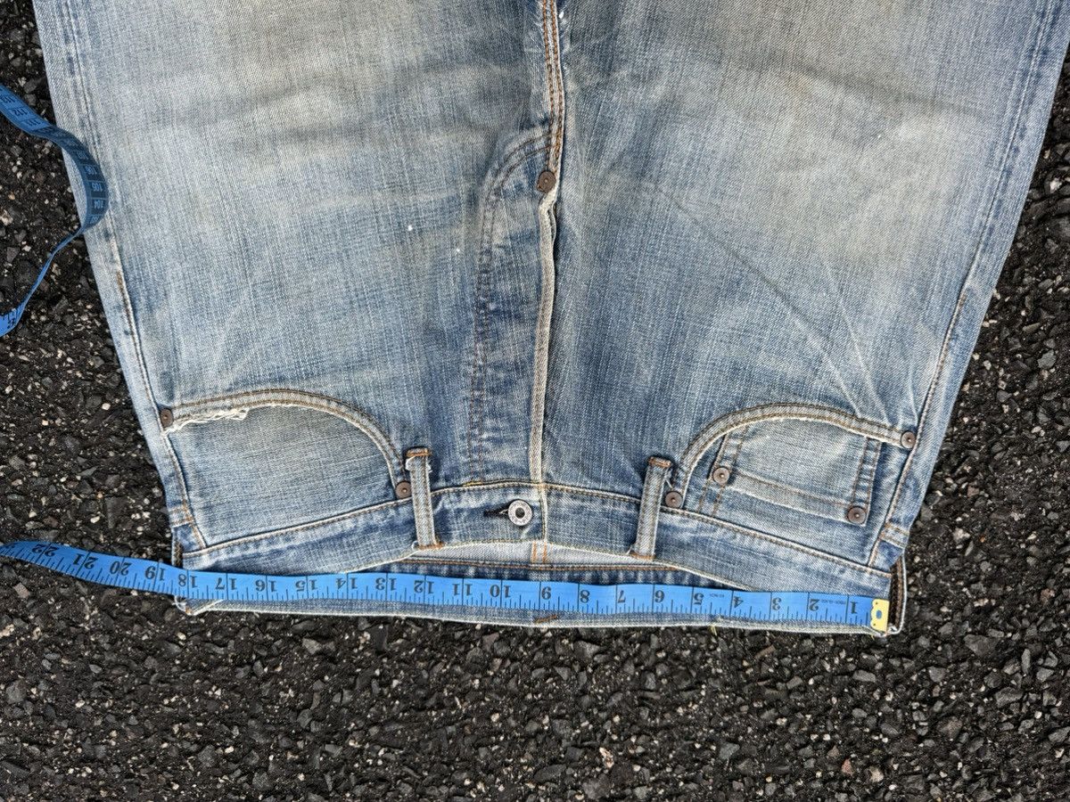 Japanese Brand Vintage EVISU button fly rippep rusty denim Size US 36 / EU 52 - 13 Thumbnail