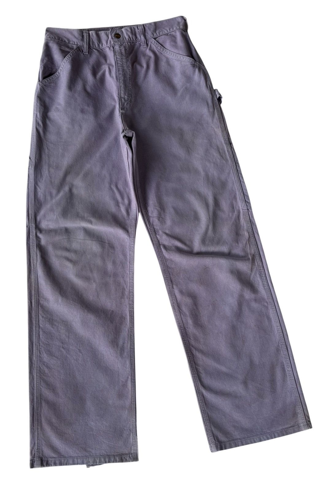 Carhartt Vintage Carhartt Faded Purple Workwear Carpenter Pants Size US 29 - 4 Thumbnail