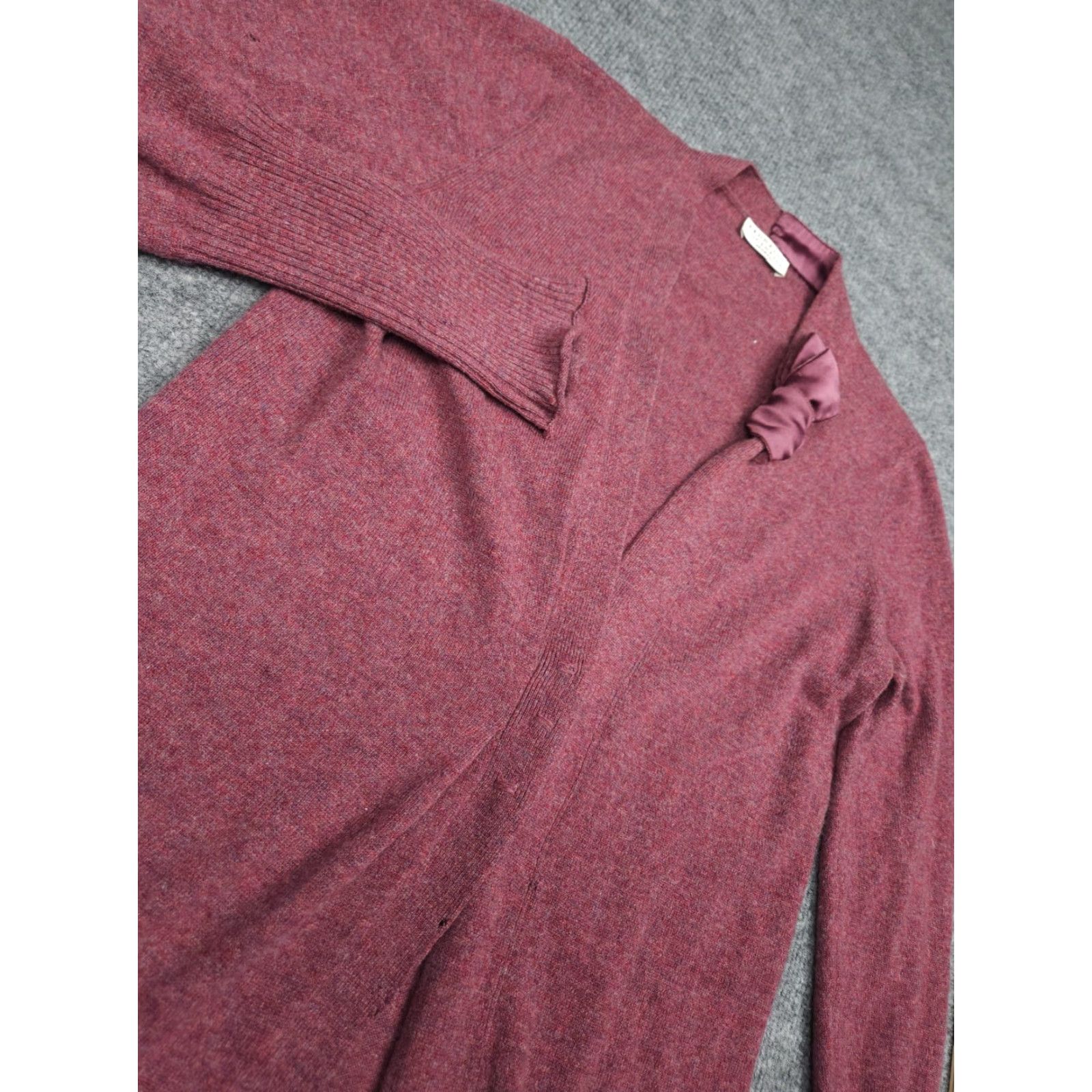 Brunello Cucinelli Brunello Cucinelli Cardigan Sweater Womens XS Pink Cashmere Knit - Holes - Casual Business Size XS / US 0-2 / IT 36-38 - 5 Thumbnail