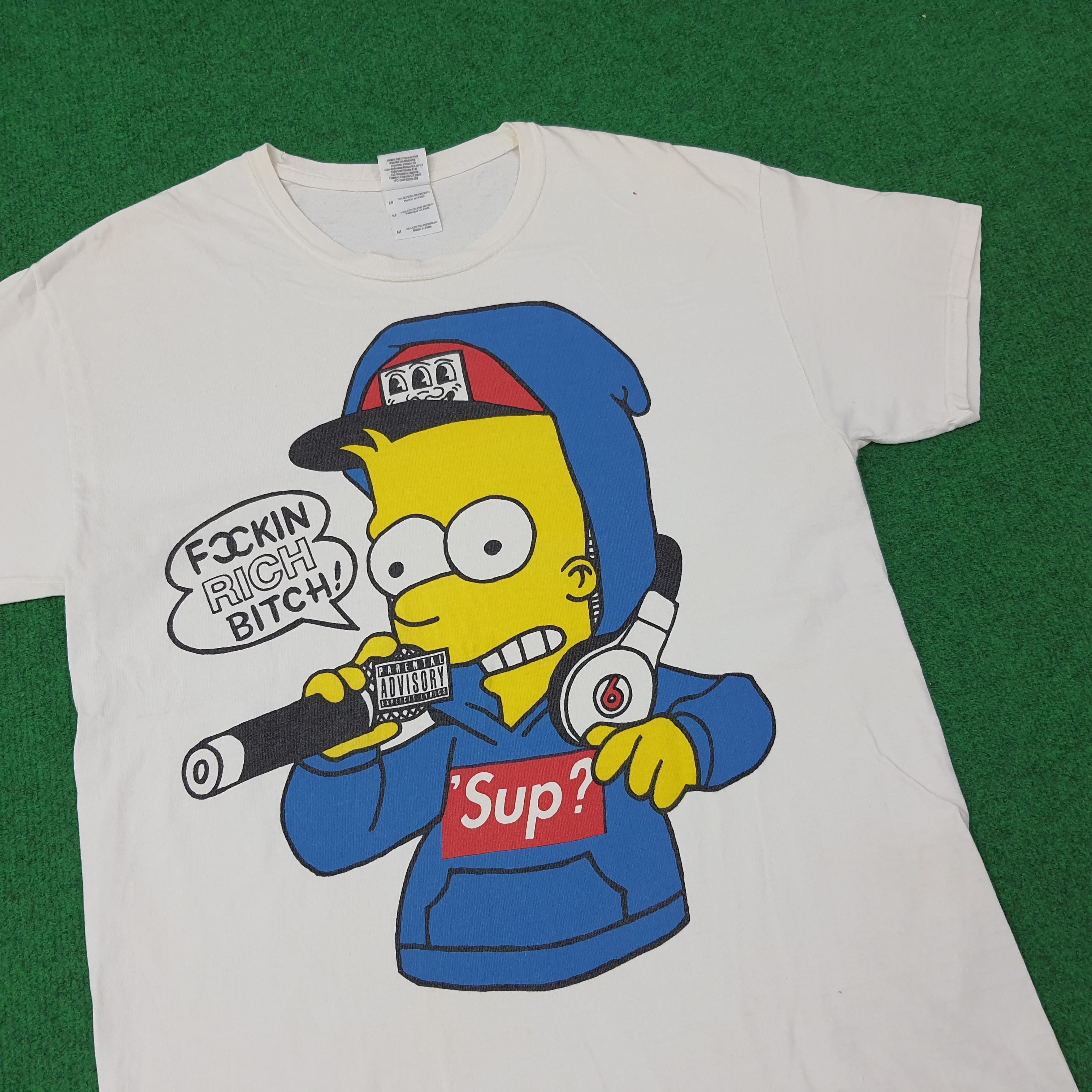 The Simpsons Vintage The Simpson HipHop Streetwear Tshirt C267N30 Size US M / EU 48-50 / 2 - 2 Thumbnail