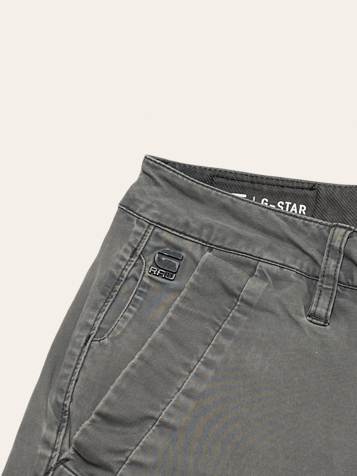 G-Star Vintage G STAR RAW Grey Washed Pants Jeans J Cut Y2k Size US 33 - 6 Thumbnail