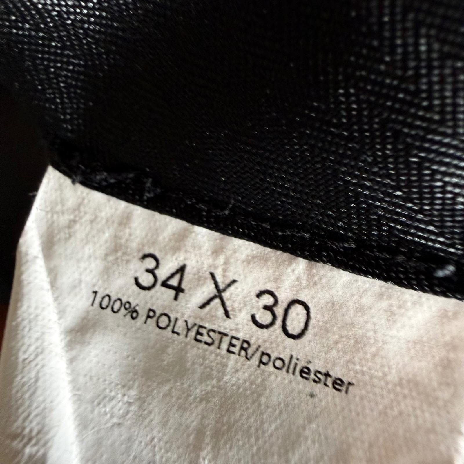 Other Louis Raphael Mens Slim Fit Dress Pants Black 34x30 Office Size US 34 / EU 50 - 3 Thumbnail