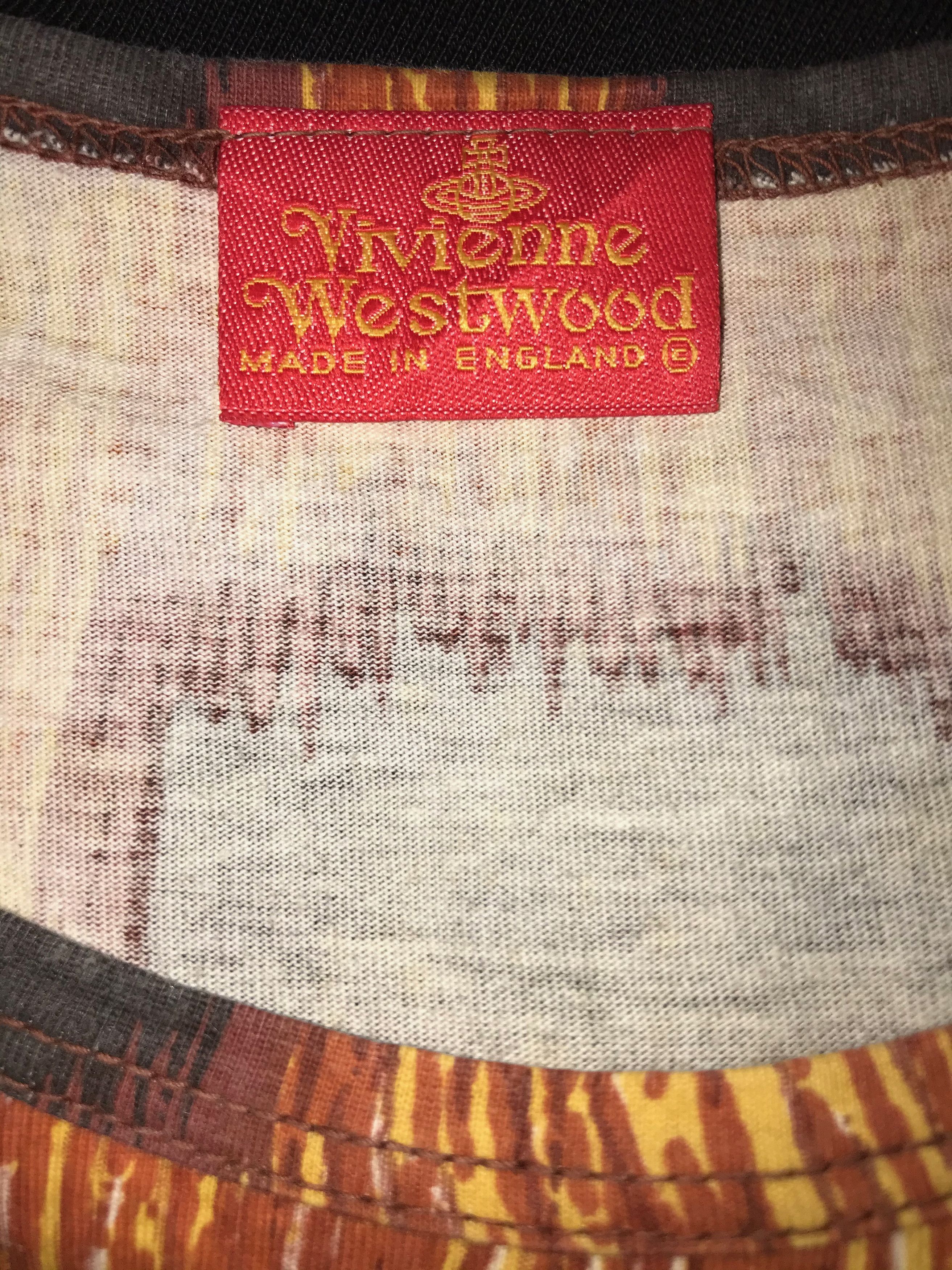 Vivienne Westwood cafe' society 1994 animalier gigantic print tee Size XL / US 12-14 / IT 48-50 - 7 Thumbnail