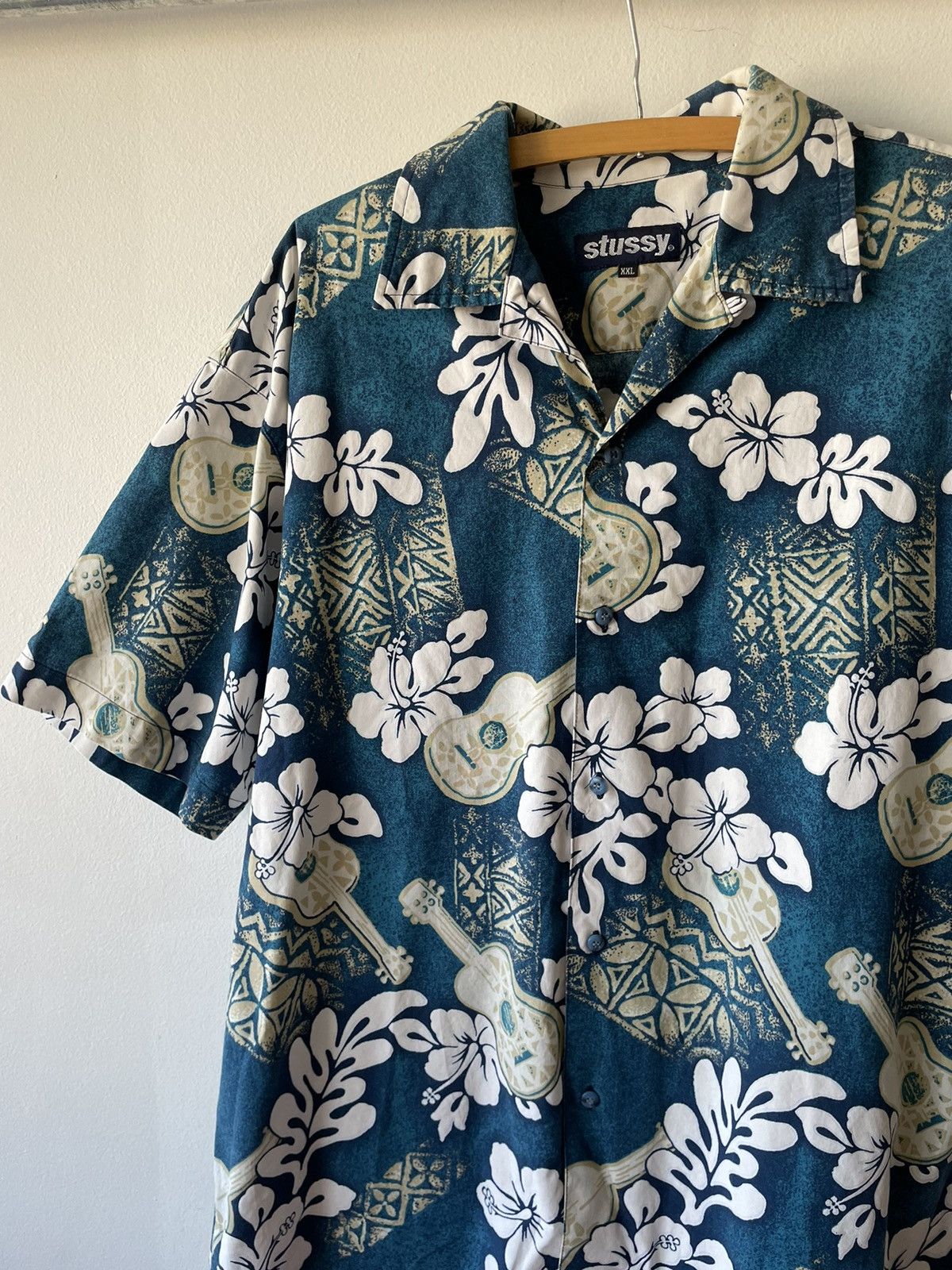 Stussy Vintage 90s Stussy Hawaiian Button Up Streetwear Surf Rare Size US XXL / EU 58 / 5 - 2 Thumbnail