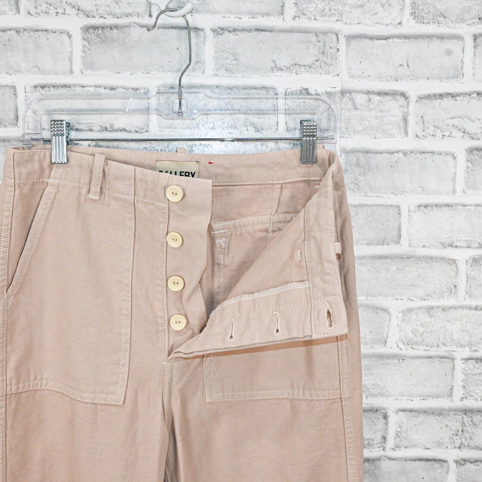 Gallery Dept. GALLERY DEPT Women's Straight Leg Pants in light beige Size 30" / US 8 / IT 44 - 2 Thumbnail