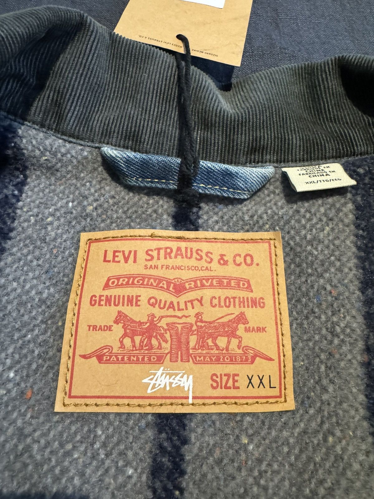 Levi's × Stussy Stussy x Levis Trucker Jacket XXL Size US XXL / EU 58 / 5 - 11 Thumbnail